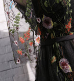 Cute lace short prom dress black homecoming dress HZ1023