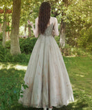 Stylish tulle long prom dress evening dress HZ1023