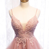 Cute v neck lace short prom dress high low evening dress HZ1023