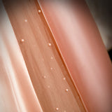 Pink Simple Elegant A-line Long Satin Ball Gown Evening Gown Bridesmaid Dress HZ1023