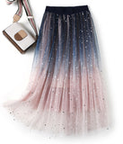 Cute sequins tulle skirt HZ1023