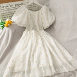 Cute A line little daisy dress HZ1023