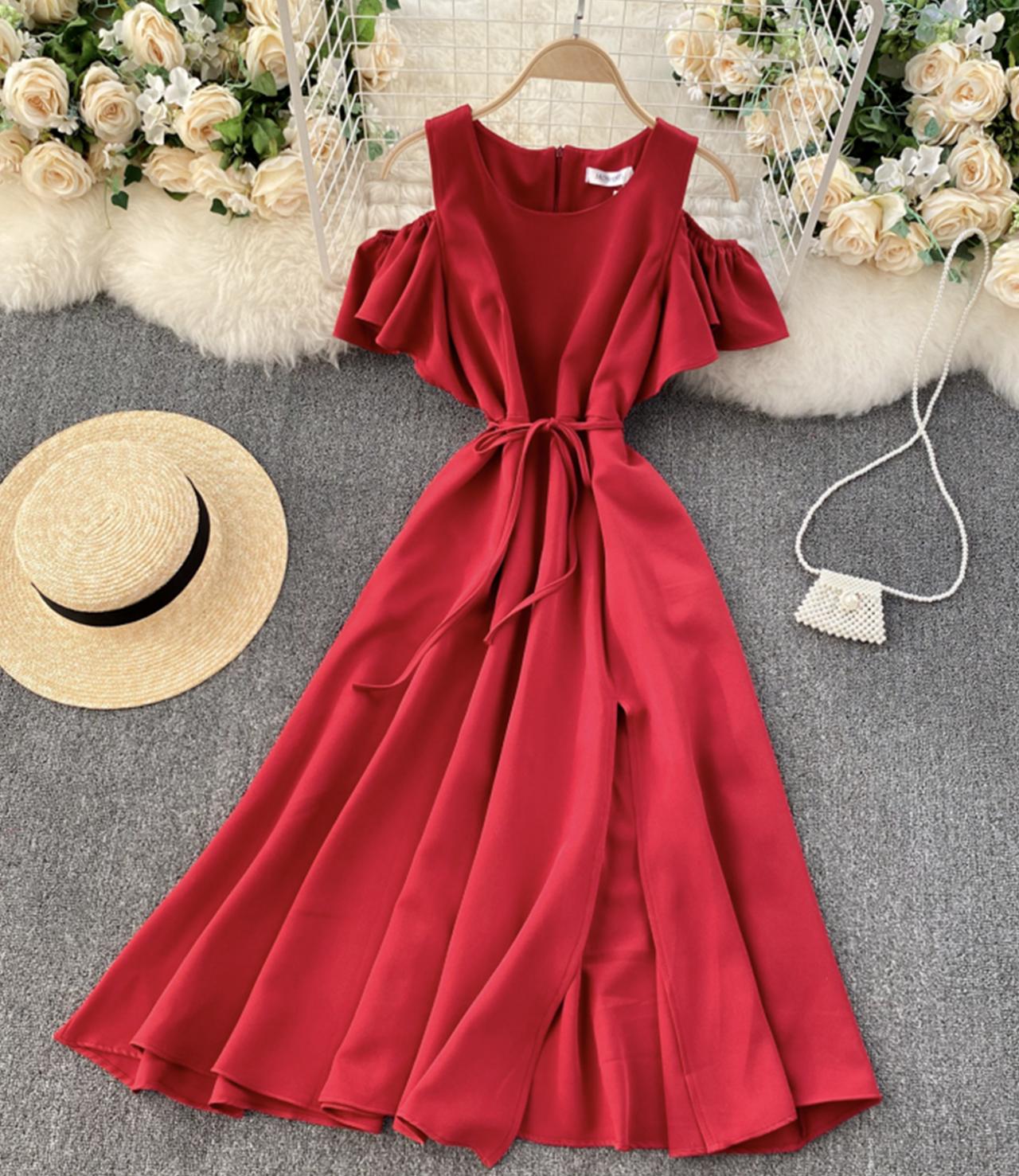 Cute A line short dress fahsion dress HZ1023