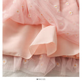 Cute A line little daisy dress HZ1023