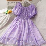 Cute A line little daisy dress HZ1023