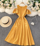 Cute A line short dress fahsion dress HZ1023