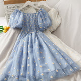 Cute A line little daisy dress HZ1023