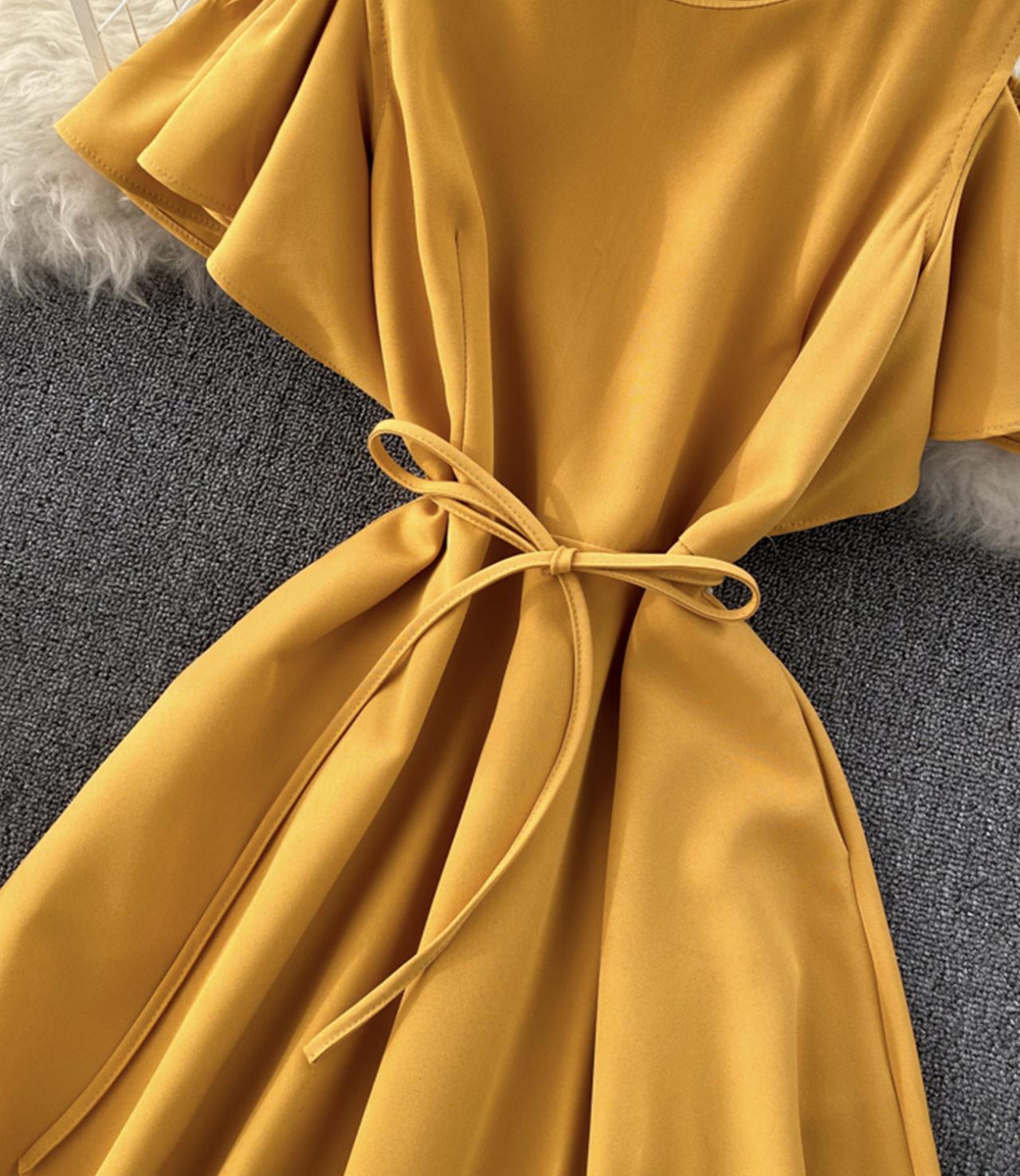 Cute A line short dress fahsion dress HZ1023