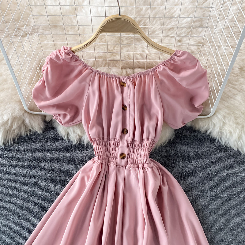 Cute A line high low dress fashion dress HZ1023