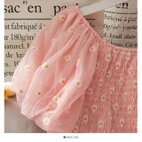 Cute A line little daisy dress HZ1023