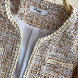 Xiaoxiangfeng celebrity tweed coat autumn and winter HZ1023