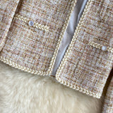 Xiaoxiangfeng celebrity tweed coat autumn and winter HZ1023