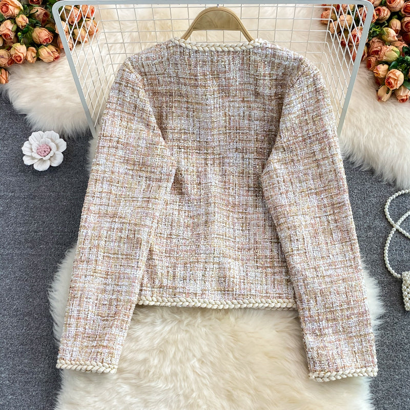 Xiaoxiangfeng celebrity tweed coat autumn and winter HZ1023