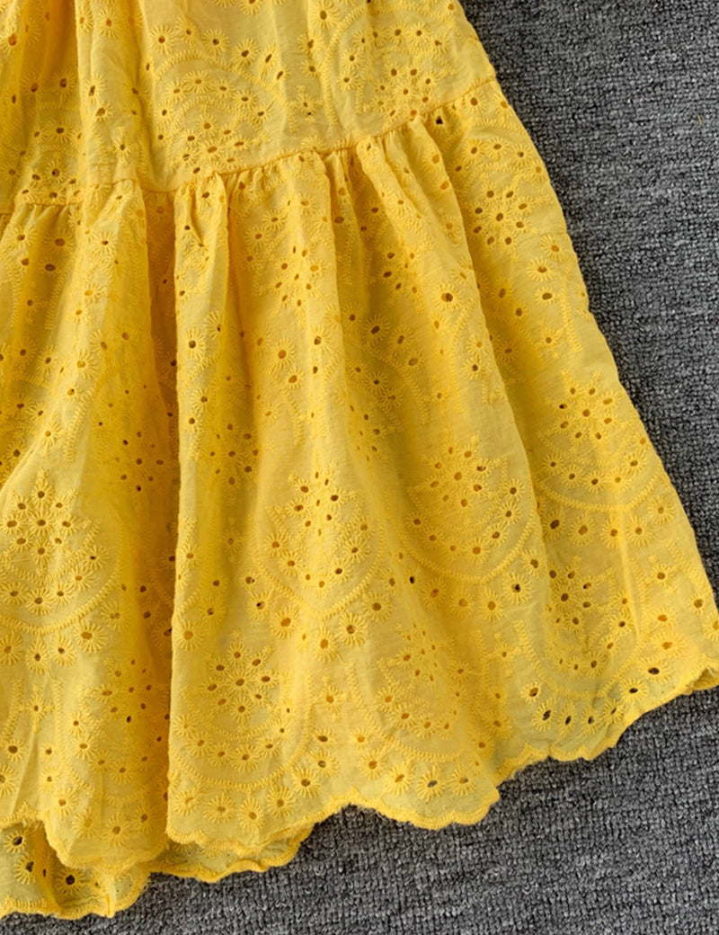 Lovely cutout short sleeve dress HZ1023