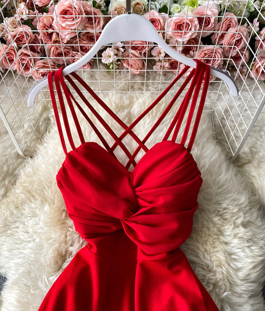 Cute A line mini dress fashion dress HZ1023