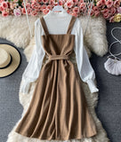 A line patchwork dress HZ1023