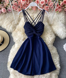 Cute A line mini dress fashion dress HZ1023