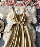 Lovely A line corduroy dress HZ1023