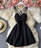 Cute A line mini dress fashion dress HZ1023