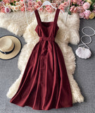 Lovely A line corduroy dress HZ1023