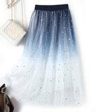 Cute sequins tulle skirt HZ1023