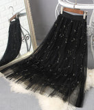 Cute applique tulle skirt HZ1023
