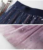 Cute sequins tulle skirt HZ1023
