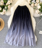 Cute A line tulle skirt HZ1023