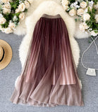 Cute A line tulle skirt HZ1023