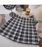 Age reducing retro versatile pleated skirt HZ1023
