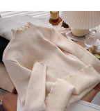 Cashmere sweater thin bottomed top HZ1023