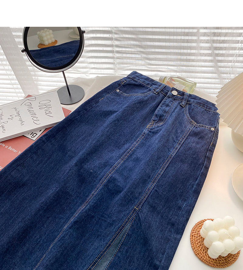 New Korean fashion port style casual A-line skirt HZ1023