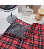 Age reducing retro versatile pleated skirt HZ1023