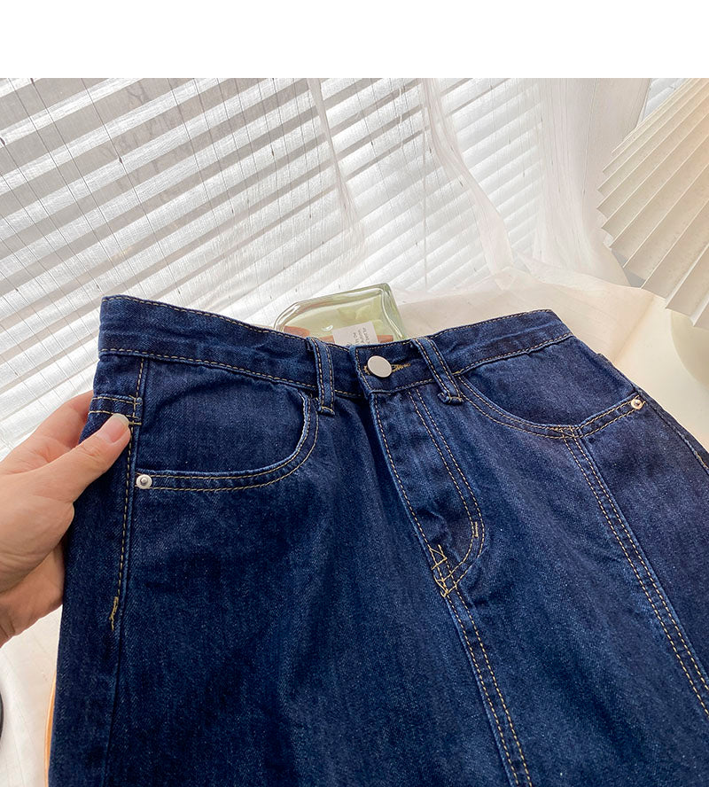 New Korean fashion port style casual A-line skirt HZ1023