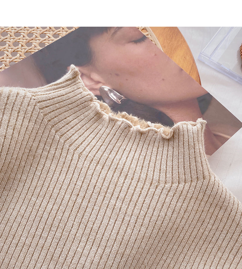 Cashmere sweater thin bottomed top HZ1023