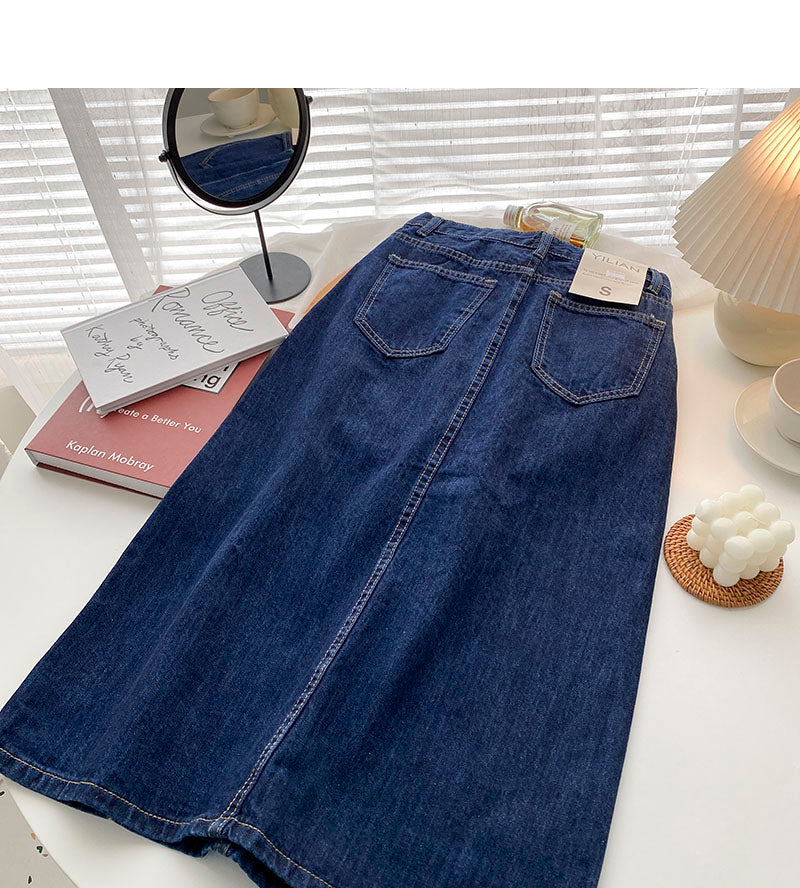 New Korean fashion port style casual A-line skirt HZ1023