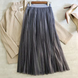 Spring and summer skirt, gilded star net gauze skirt, fairy elegant HZ1023