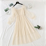 Super xiansen style thin mesh dress HZ1023