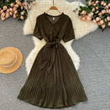 Cute V Neck Chiffon Short Dress Fashion Dress HZ1023