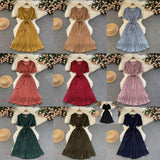 Cute V Neck Chiffon Short Dress Fashion Dress HZ1023