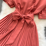 Cute V Neck Chiffon Short Dress Fashion Dress HZ1023