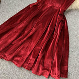 Cute Velvet Short A Line Dress Fashion Dress HZ1023