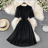 Cute Lace Short Dress A Line Fashion Dress HZ1023