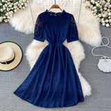 Cute Lace Short Dress A Line Fashion Dress HZ1023
