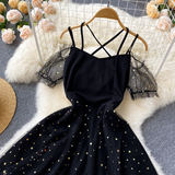 Cute A Line Tulle Short Dress Fashion Dress HZ1023