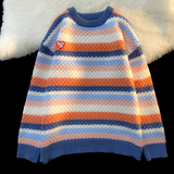 Fall and winter fashionable lazy style long-sleeved sweater top HZ1023