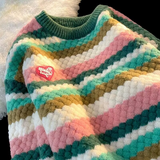 Fall and winter fashionable lazy style long-sleeved sweater top HZ1023