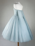 Light green fashion elegant long tulle cute homecoming dress prom dress evening dress party dress HZ1023